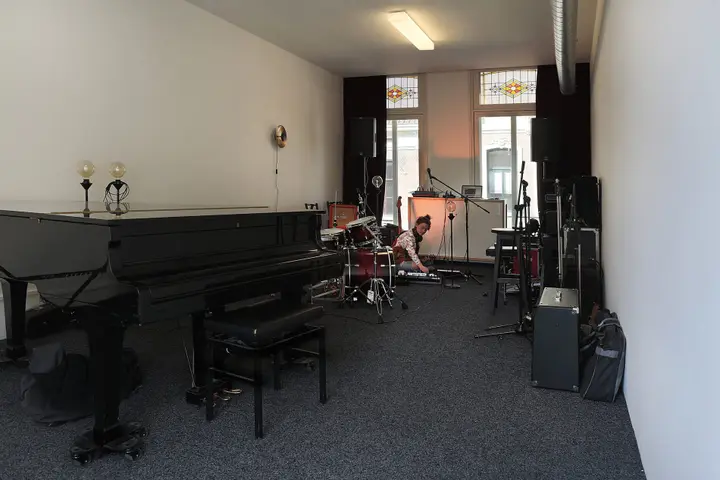 A music studio at Paradox in Tilburg.