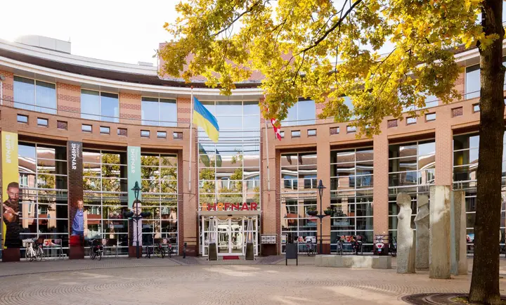 The exterior of Theater de Hofnar on the Hofnar in Valkenswaard.