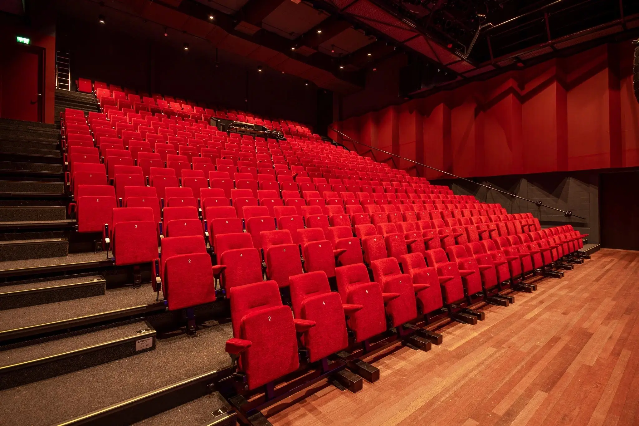 The theater hall at Theater de Kattendans in Bergeijk.