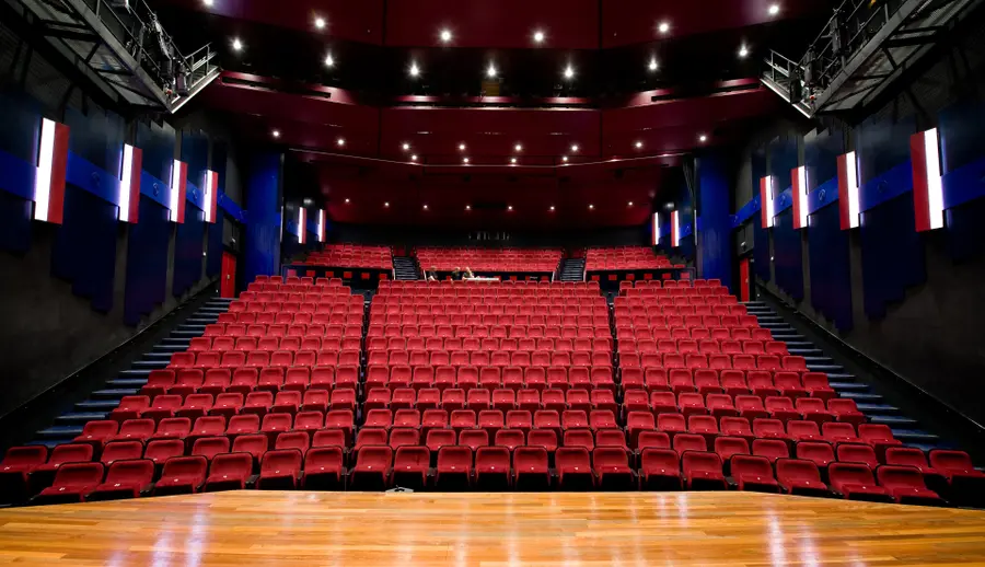 The entrance of Theater Lampegiet on the Kerkewijk in Veenendaal