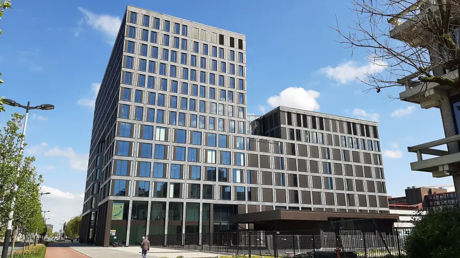 The Nieuwe Universiteitsgebouw (NU) on the VU campus in Amsterdam, home of VU Griffioen.