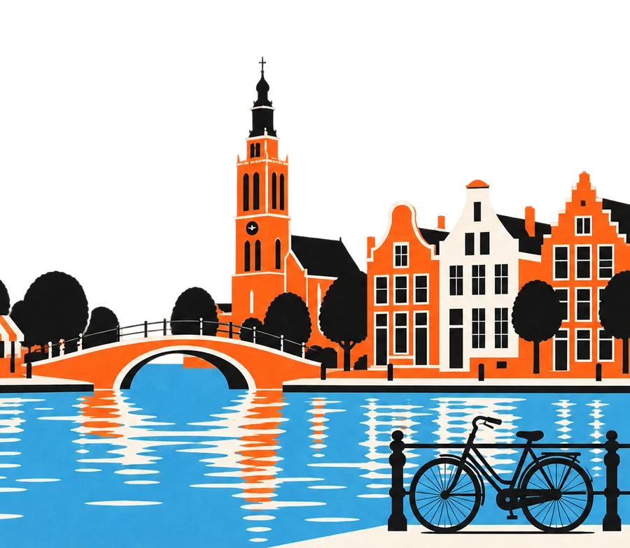 Eindhoven as a day-trip poster